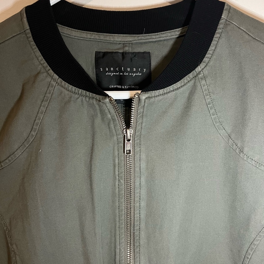 Sanctuary Men's Grey Bomber Jacket